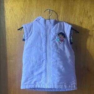 2007 Dora the Explorer Purple Quilted Vest 5